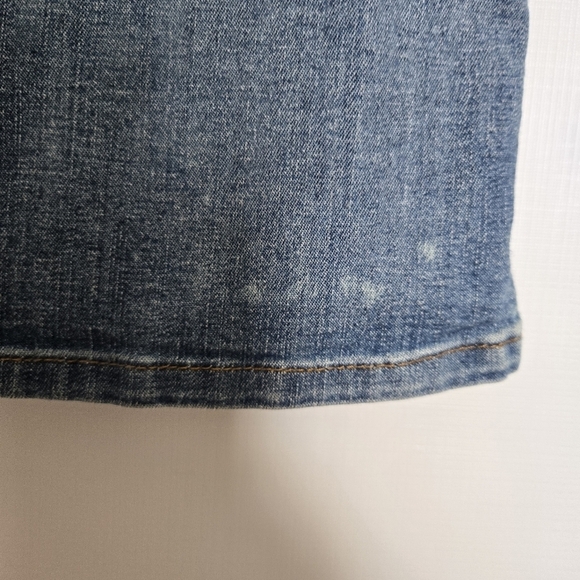 ROXY JEAN DENIM MINI SKIRT BLUE POCKETS WOMEN'S (7) - Picture 12 of 15